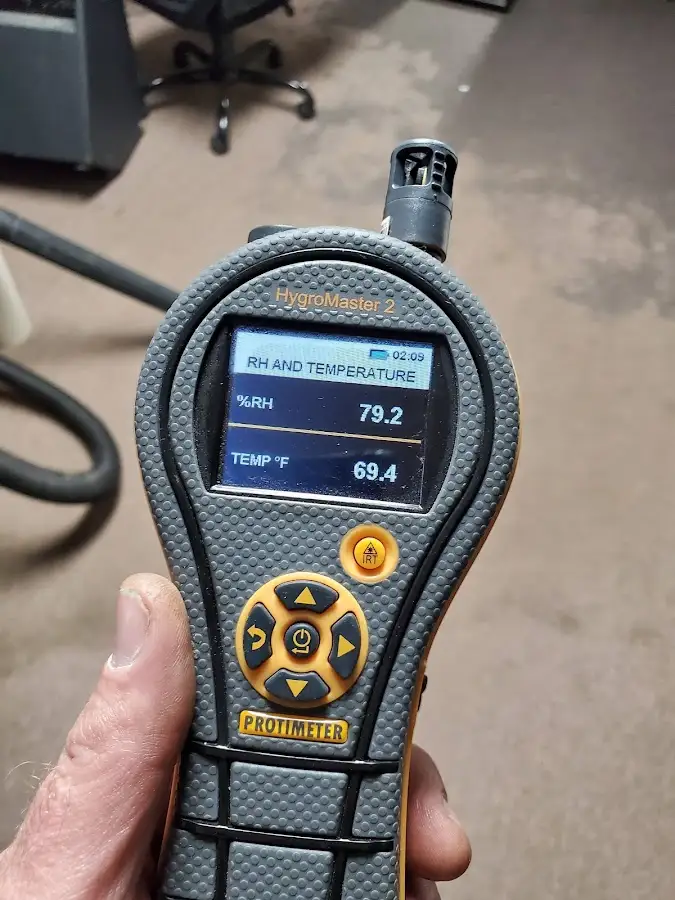 Moisture meter humidity assessment for Fire & Smoke Damage Restoration in Pasadena Hills